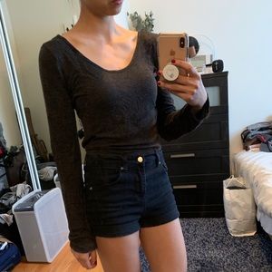 Super soft long sleeve crop top